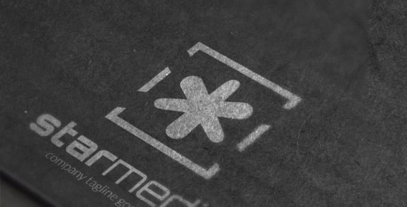 Шаблон логотипа на тему графика