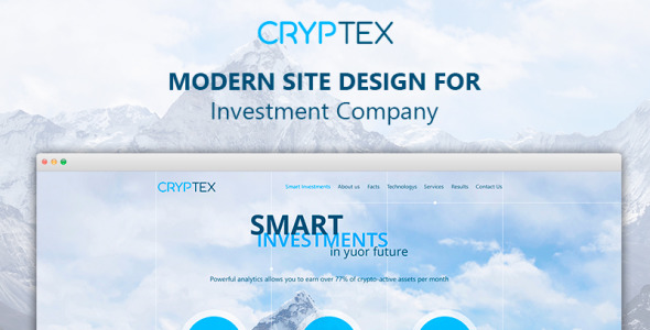 PSD шаблон на тему консалтинг