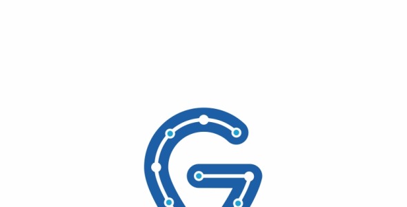 Шаблон логотипа на тему графика