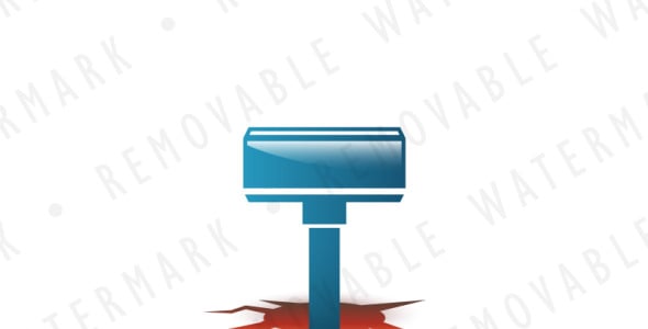 Шаблон логотипа на тему графика