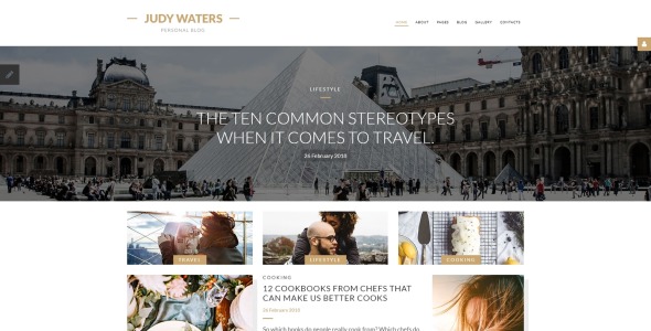 шаблон личного блога joomla