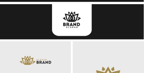 Шаблон логотипа на тему графика