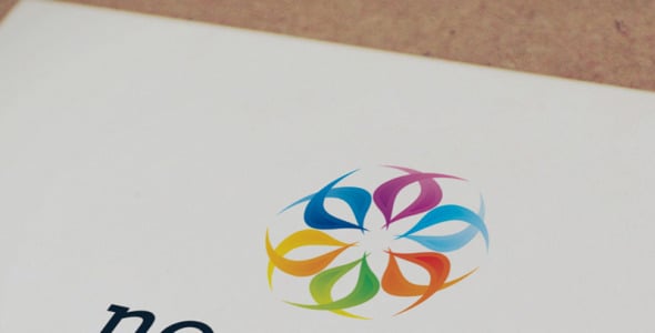 Шаблон логотипа на тему графика