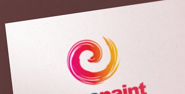 Шаблон логотипа на тему графика