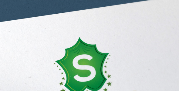 Шаблон логотипа на тему графика