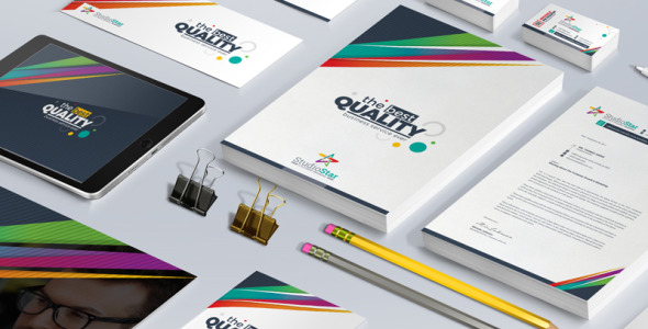 Фирменный стиль на тему графика