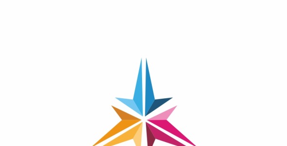 Шаблон логотипа на тему графика