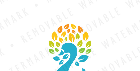 Шаблон логотипа на тему графика