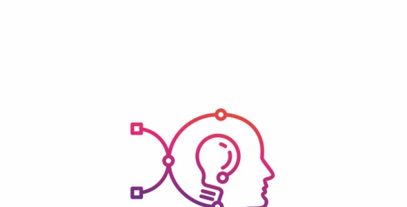 Шаблон логотипа на тему графика