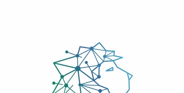 Шаблон логотипа на тему графика