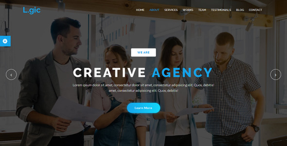 шаблон сайта агентства по дизайну материалов