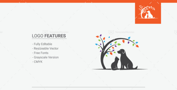 Шаблон логотипа на тему графика