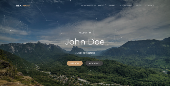 личный портфель html шаблон сайта