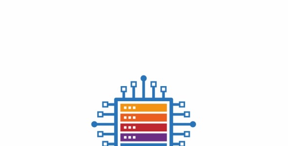 Шаблон логотипа на тему графика