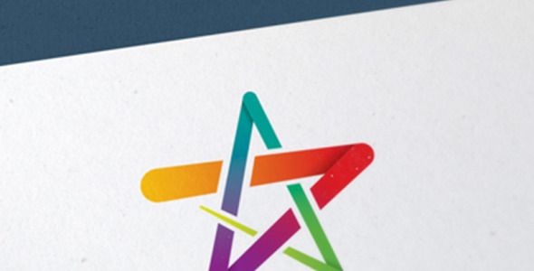 Шаблон логотипа на тему графика