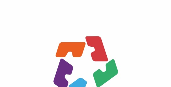 Шаблон логотипа на тему графика