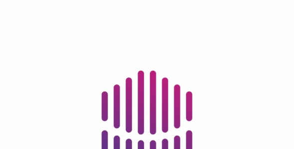 Шаблон логотипа на тему графика