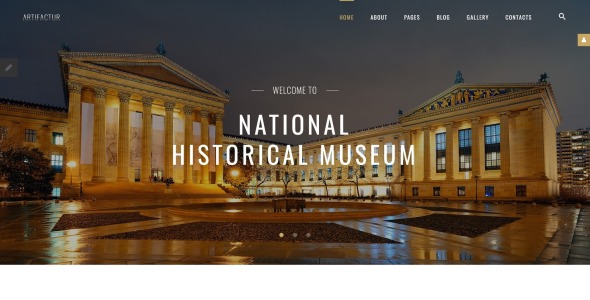 музей joomla шаблон