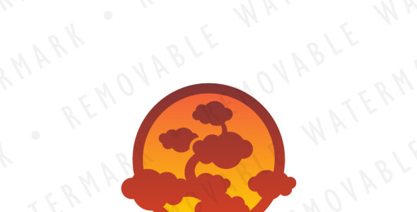 Шаблон логотипа на тему графика