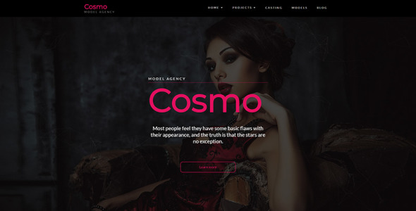 модельное агентство wordpress тема