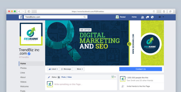 Шаблон для соцсетей на тему графика