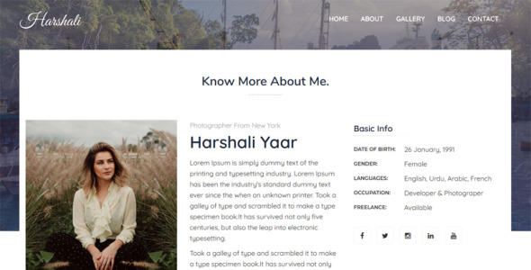 полноэкранный шаблон веб-сайта фотографии