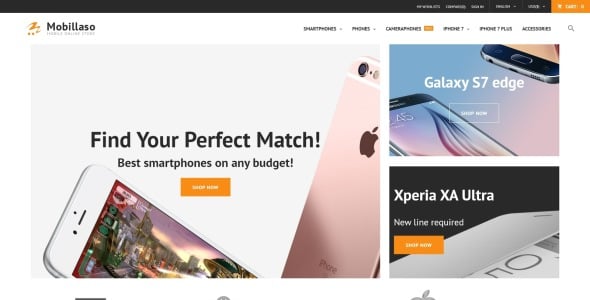 тема мобильного магазина prestashop