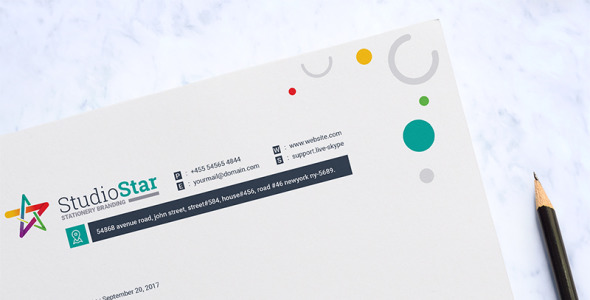 Фирменный стиль на тему графика