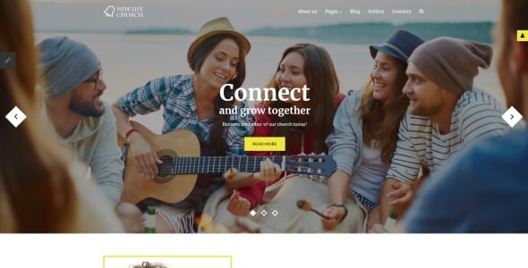 шаблон new life church joomla