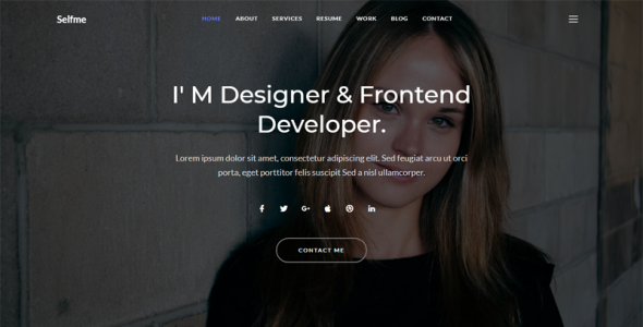 адаптивный шаблон персонального сайта bootstrap 4