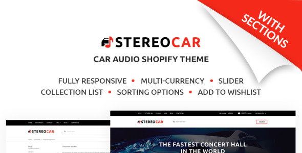 эффективные автомобильные запчасти и аксессуары онлайн shopify тема