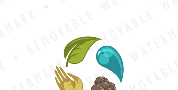 Шаблон логотипа на тему графика