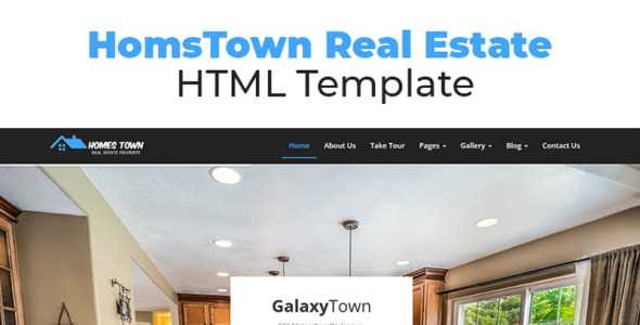 шаблон сайта homstown real estate