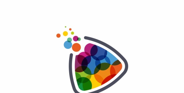 Шаблон логотипа на тему графика