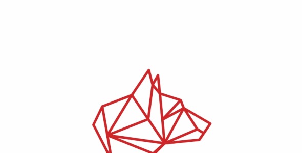 Шаблон логотипа на тему графика