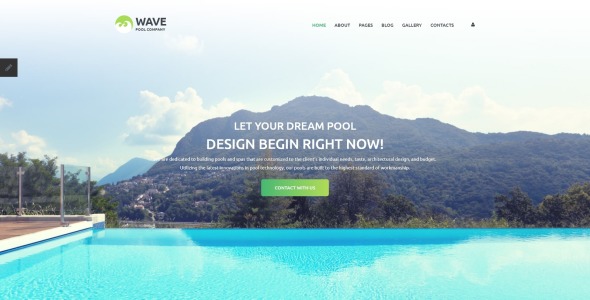 fancy swimming pool engineering company шаблон joomla