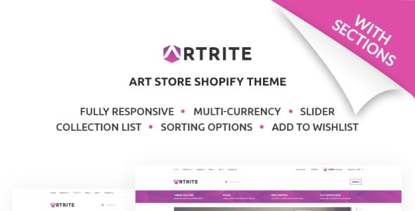 чудесное искусство и картины интернет-магазин shopify тема