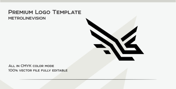 Шаблон логотипа на тему графика