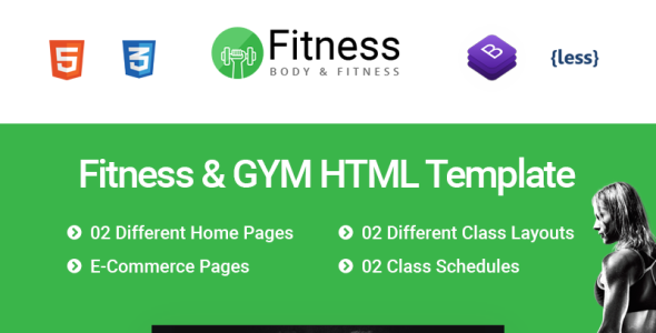 тренажерный зал фитнес шаблон сайта