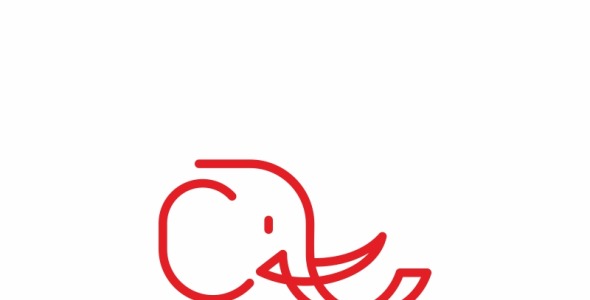 Шаблон логотипа на тему графика