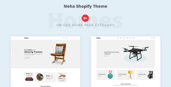 многоцелевая тема shopify