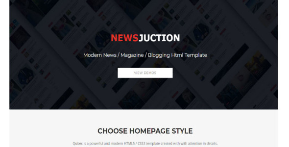 шаблон сайта newsjunction