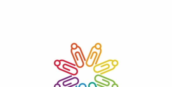 Шаблон логотипа на тему графика