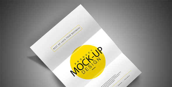 Мокап для продукта на тему графика