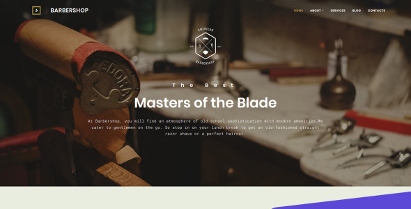 парикмахерская moto cms 3 шаблон