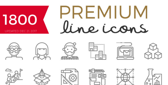 Набор иконок на тему графика