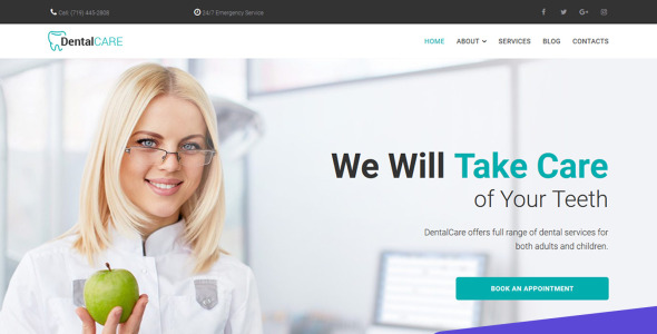 стоматологическая клиника moto cms 3 шаблон