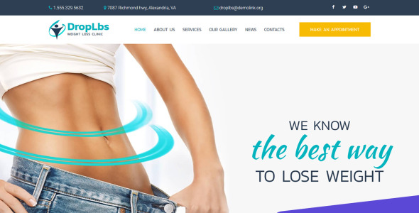 клиника похудения moto cms 3 шаблон