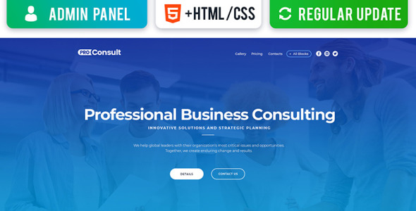 шаблон целевой страницы business motocms 3