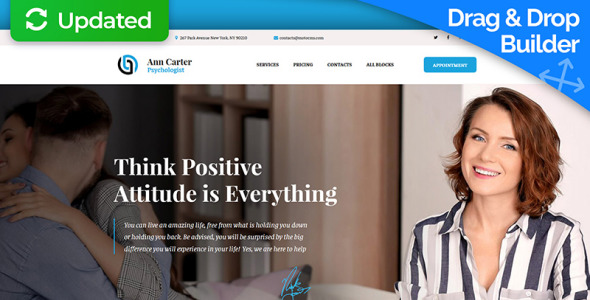 шаблон целевой страницы motocms 3